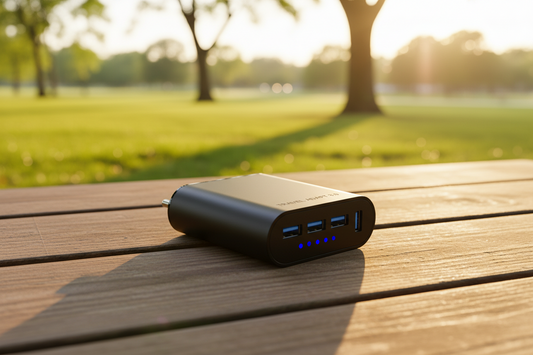 Travel battery charger